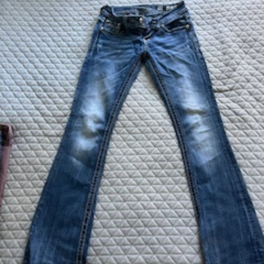 Miss Me boot cut blue jeans size 26